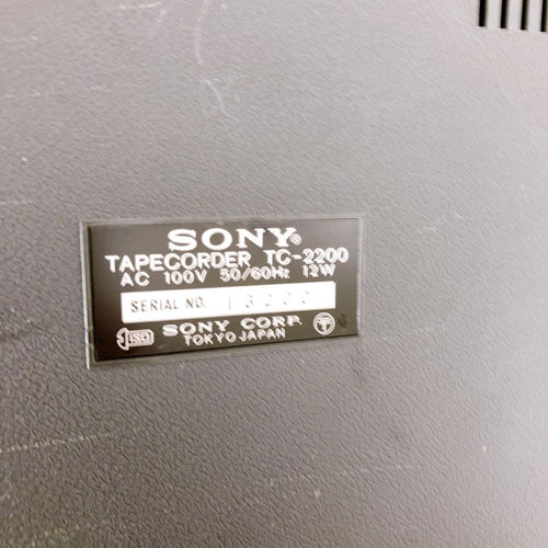 Sony Cassette Players Tc-2200