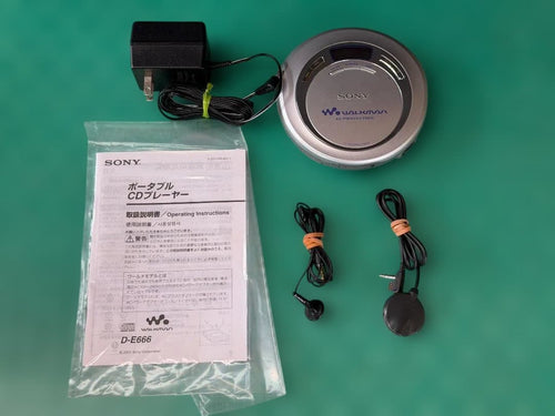 Sony Portable Cd Player D-E666