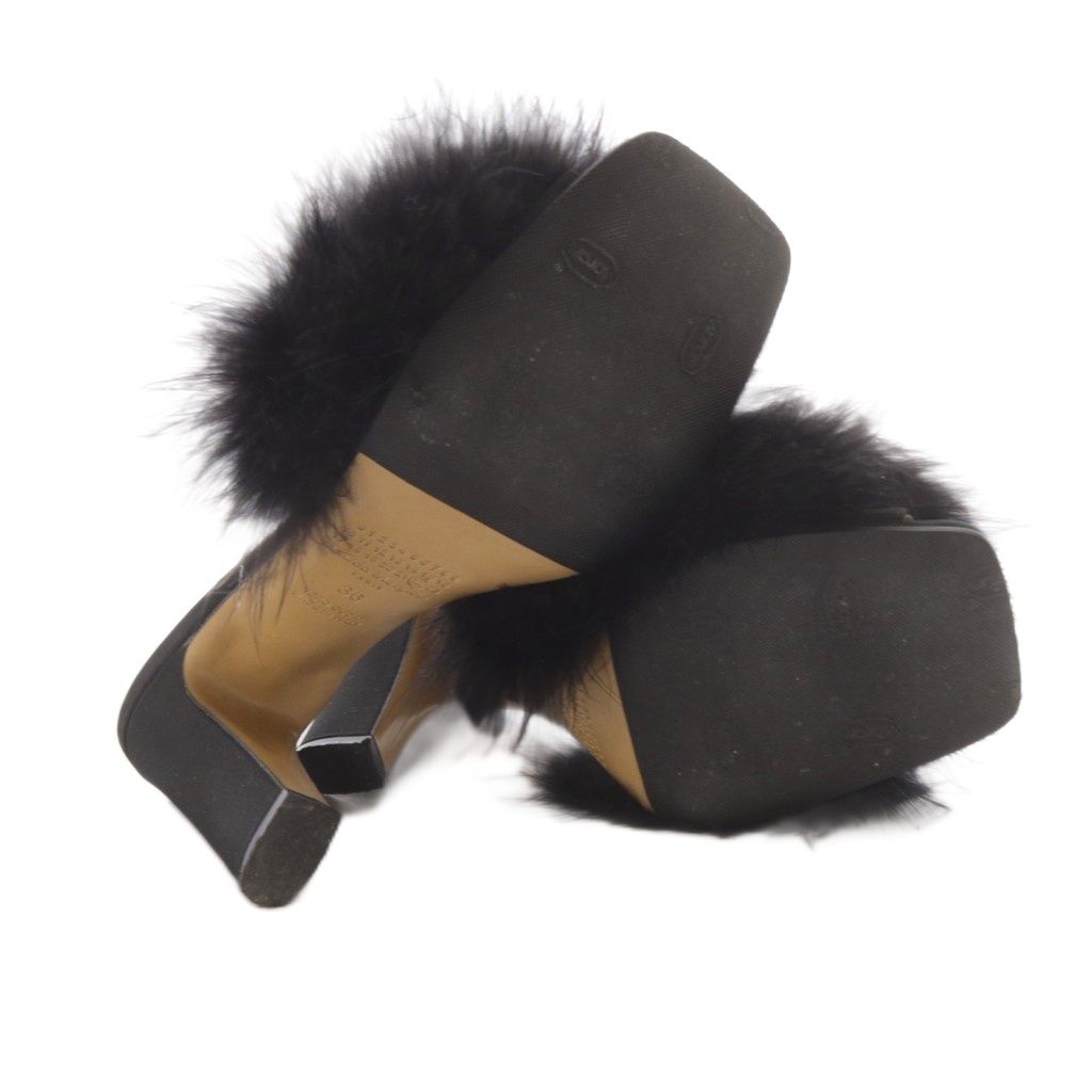 Maison Martin Margiela Mules 22 24Ss Fur 36 S58Wp0270 /Yo17