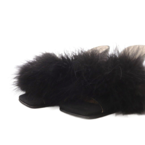 Maison Martin Margiela Mules 22 24Ss Fur 36 S58Wp0270 /Yo17