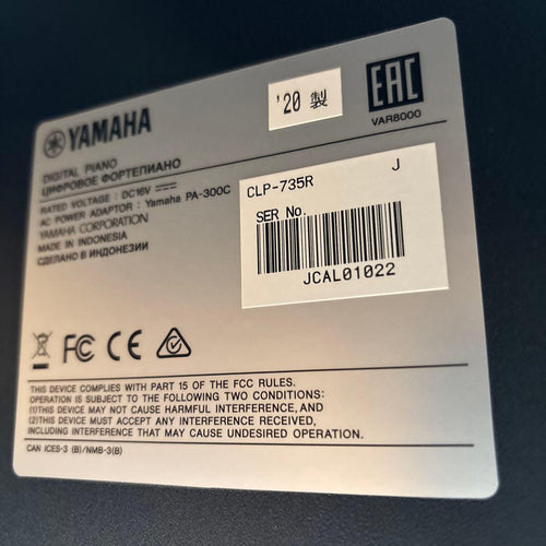 Yamaha Keyboards Digital Pianos Clp-735R