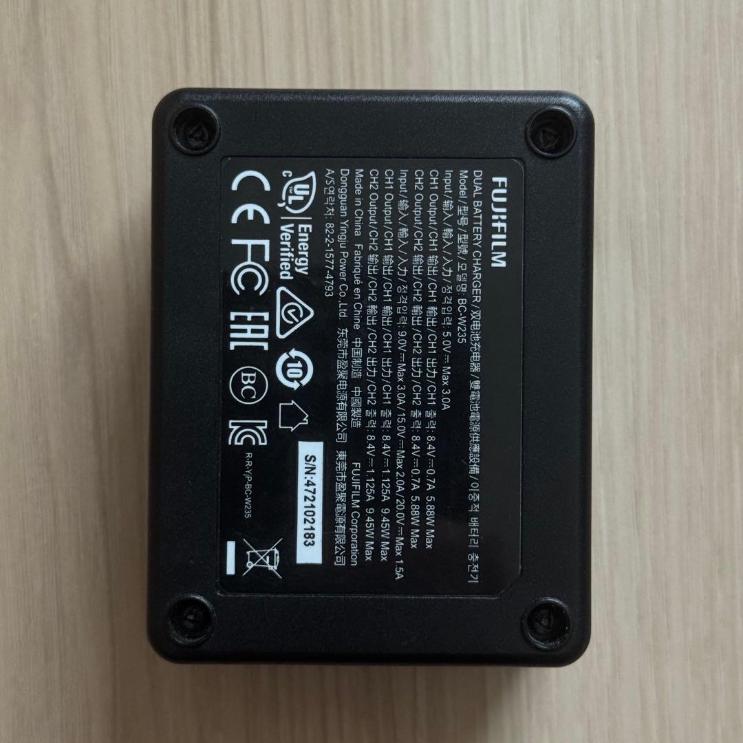 Fujifilm Digital Camera Chargers Bc-W235