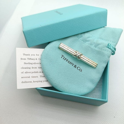 Tiffany Tie Pins Clips 925
