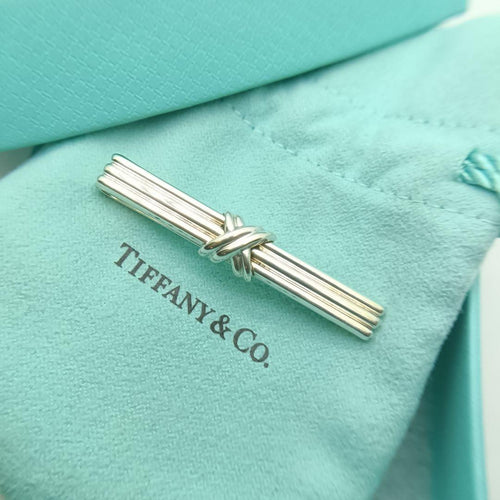 Tiffany Tie Pins Clips 925