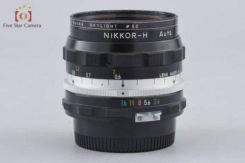 Nikon Lens (Single Focus) Nikkor-H Auto F/3.5