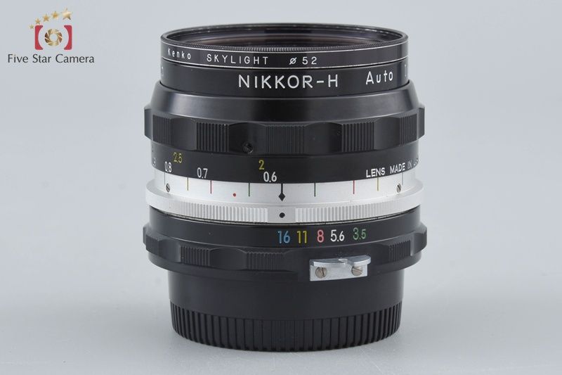 Nikon Lens (Single Focus) Nikkor-H Auto F/3.5