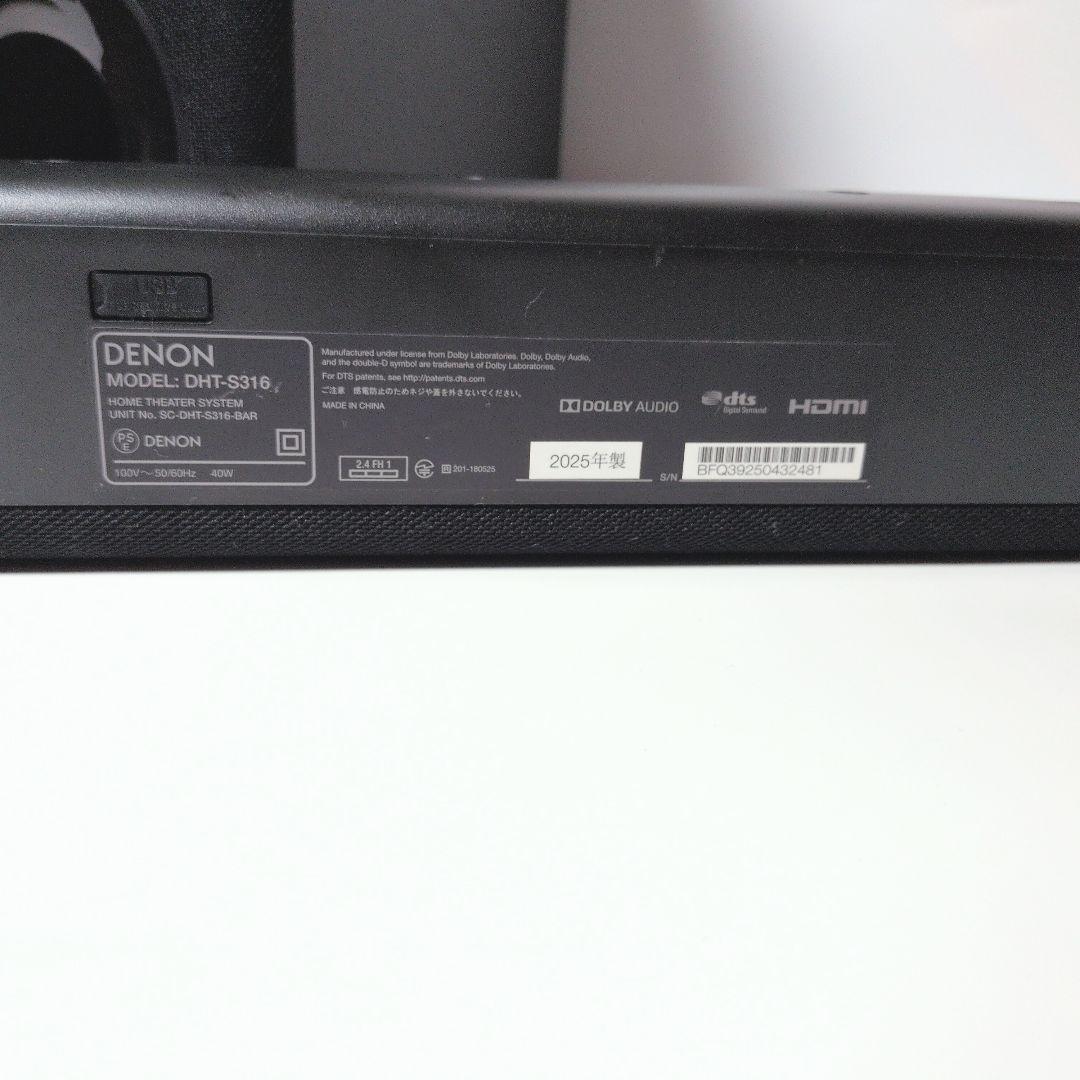 Denon Surround Speakers, Rear Soundbars Dht-S316 2025