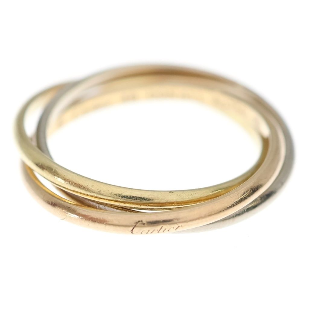 Cartier Ring 750Yg/Pg/Wg #48