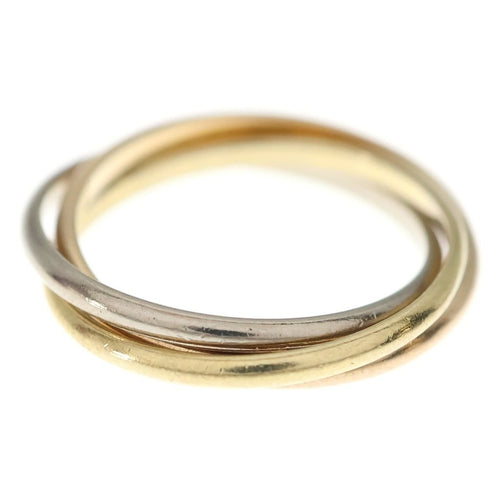 Cartier Ring 750Yg/Pg/Wg #48