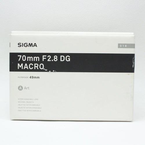 Sigma Lens (Single Focus) F2.8 Dg Macro (Canon