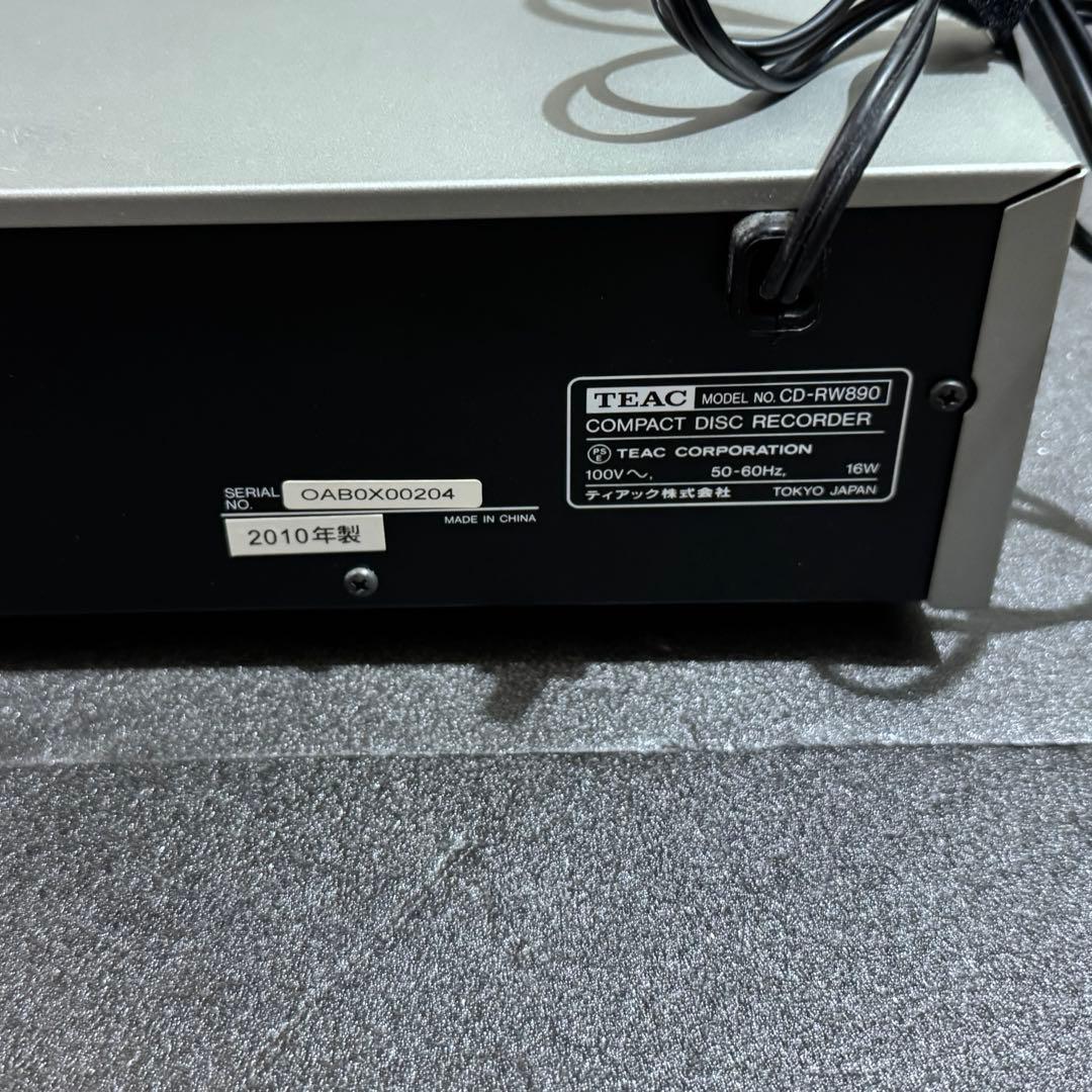 Cd Md Cassette Deck Teac Cd-Rw890