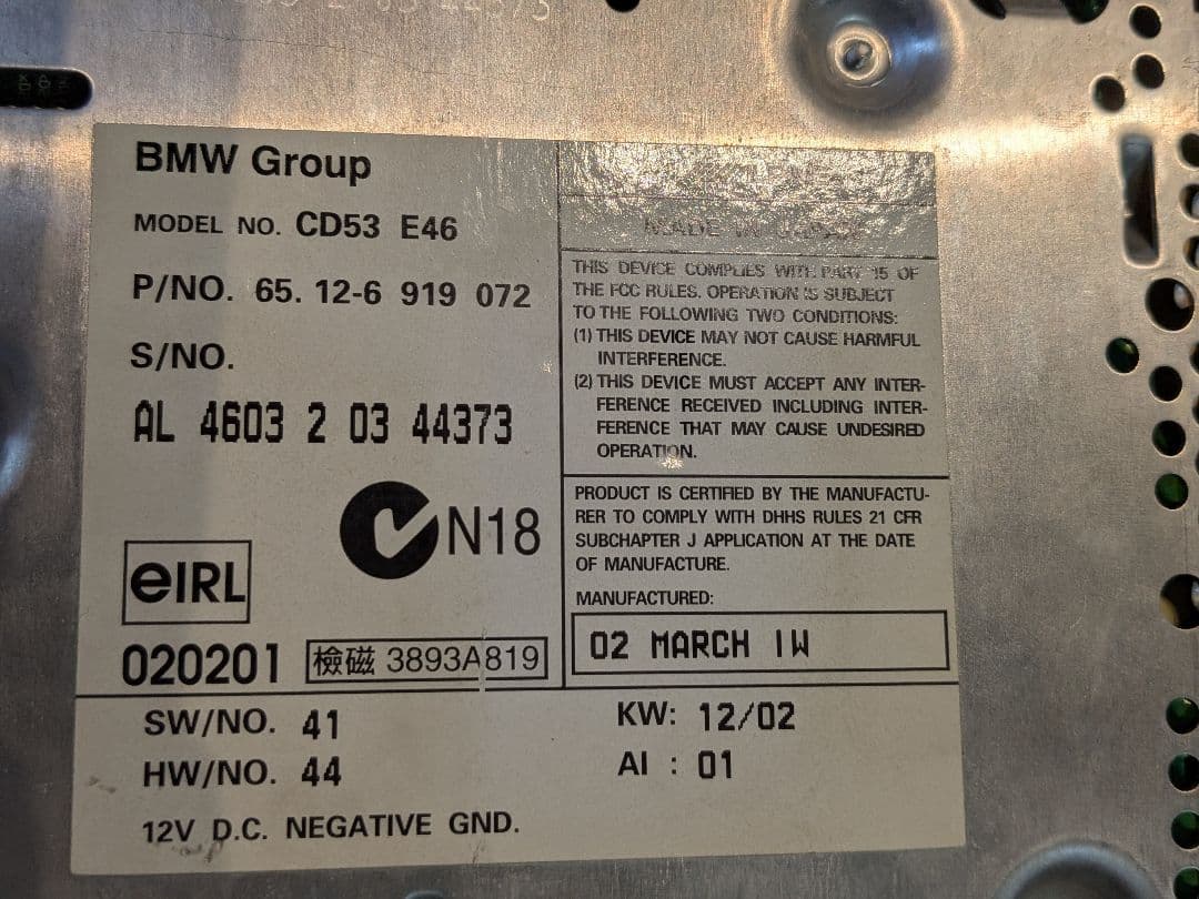 Bmw Tuner E46 318I Cd