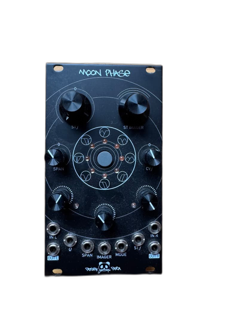 Modular Synthesizer Patching Panda Moon Phase