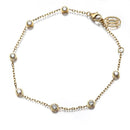 Cartier Bracelet 0.6Ct 7P Sm K18Yg #191668