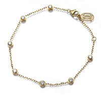 Cartier Bracelet 0.6Ct 7P Sm K18Yg #191668