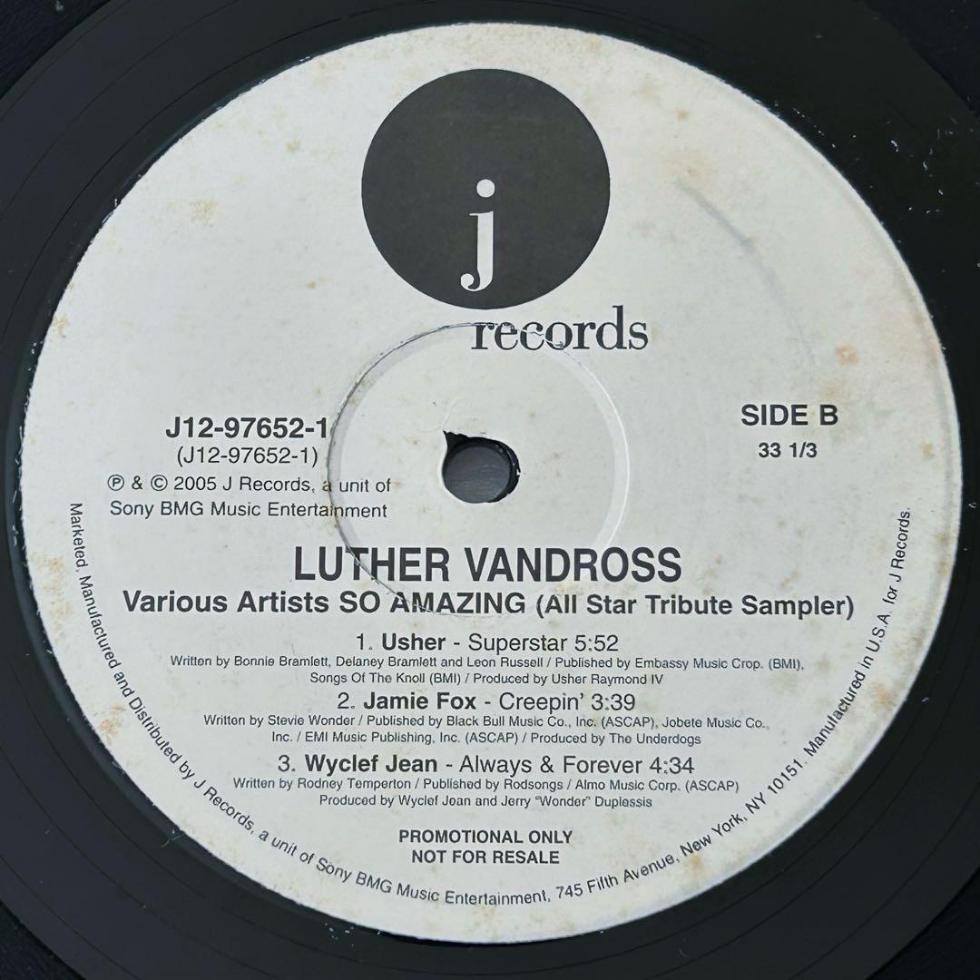 Overseas Music Luther Vandross So Amazing Va Lp