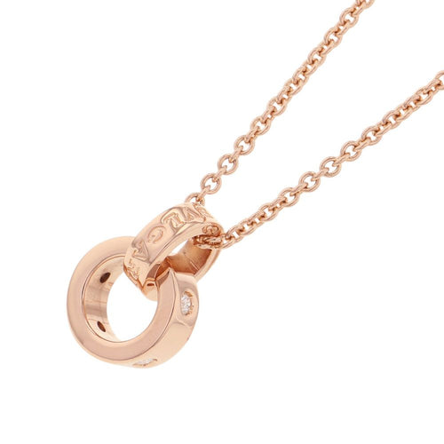 Bvlgari Necklace 5P 0.14Ct K18Pg