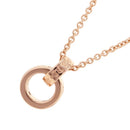 Bvlgari Necklace 5P 0.14Ct K18Pg