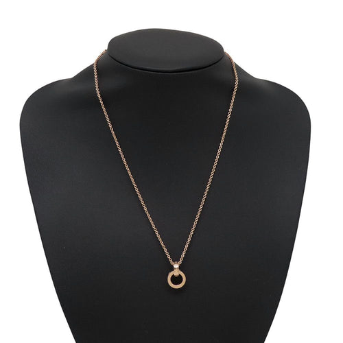 Bvlgari Necklace 5P 0.14Ct K18Pg
