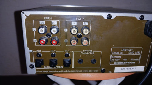 Cd, Md Cassette Decks Denon Dmd-M50