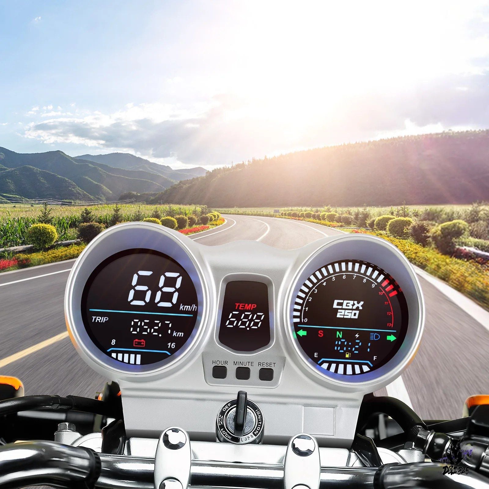 Meter Honda Cbx250 Twister 2001-2008 Lcd