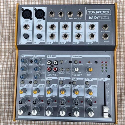 Analog Mixers Tapco Mix100