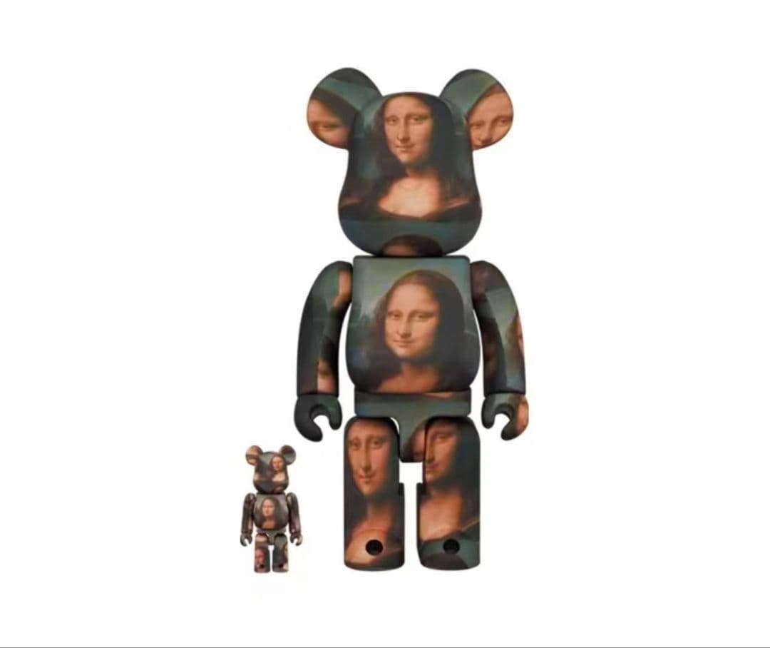 Medicom Toy Kubrick Bearbrick Be@Rbrick La Joconde 100% 400%