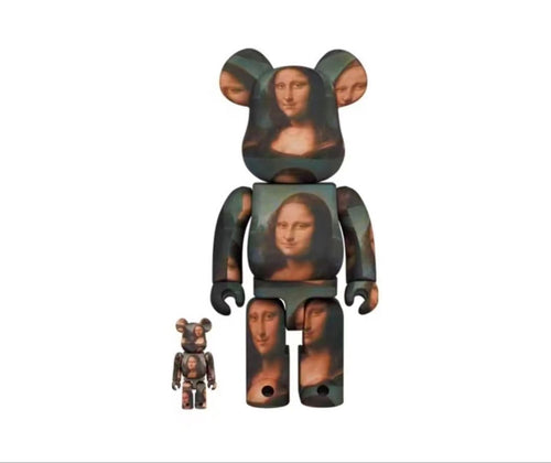 Medicom Toy Kubrick Bearbrick Be@Rbrick La Joconde 100% 400%