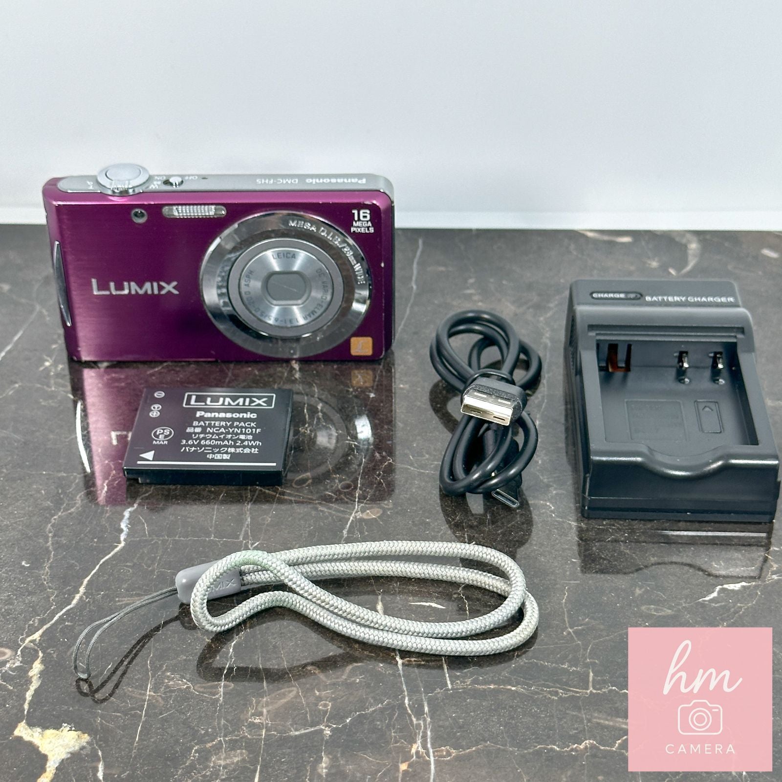 Panasonic Compact Digital Camera Lumix Dmc-Fh5 1610 4 Mega O.I.S. Ia