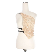Dsquared Short Sleeve Dsquared2 23Aw Halter Embroidered Top 36 S72Nc1041