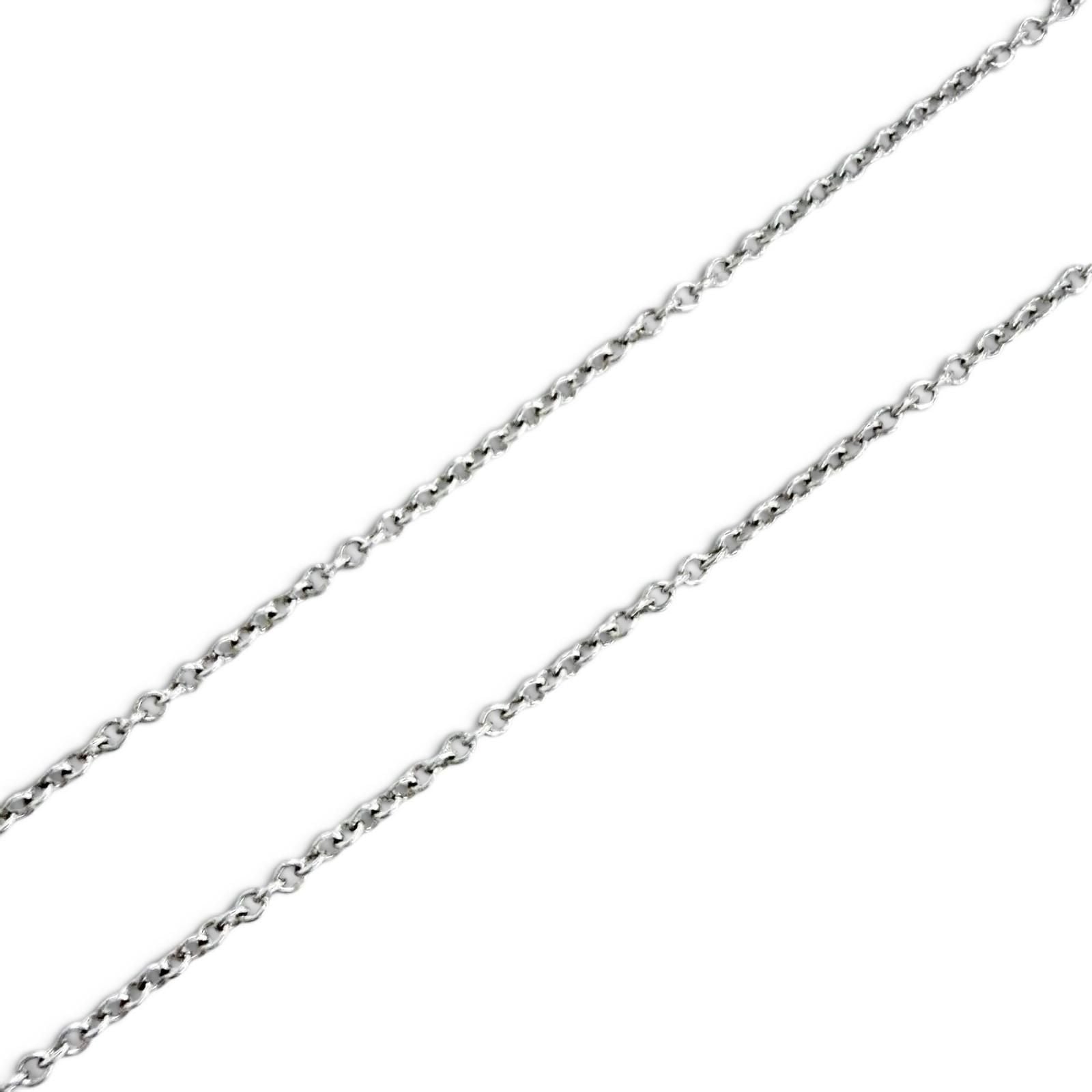 Tiffany Necklace Tiffany&Co. Pt950 1P 0.18Ct 2.42G (Color)