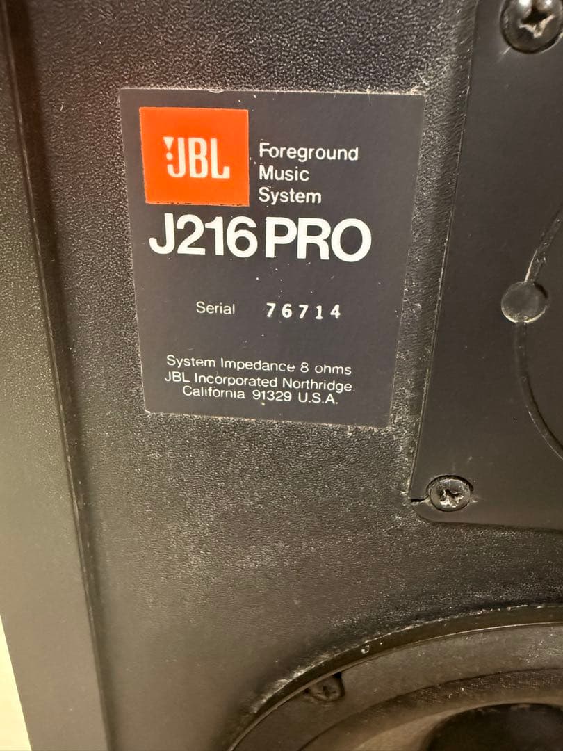 Jbl Speaker J216Pro