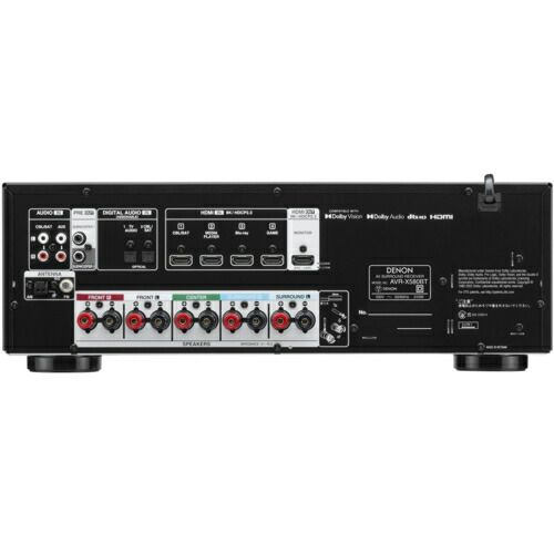 Denon Av Amplifier Avr-X580Bt 5.2Ch 8K Ultra Hd/Hdr10+/Earc