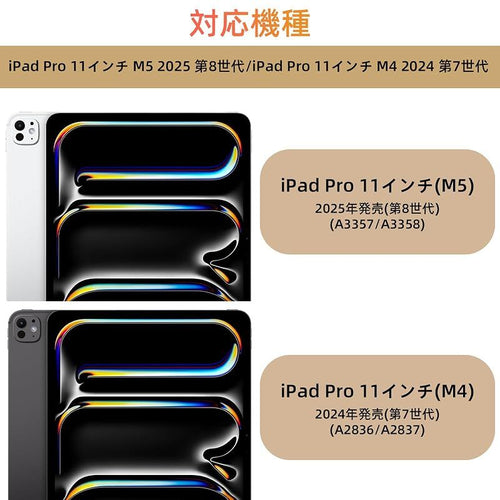 Autres Yealred pour Ipad Pro 11 (M5/M4) 2025/2024 Y Pu Pc+Tpu Touch Id 1