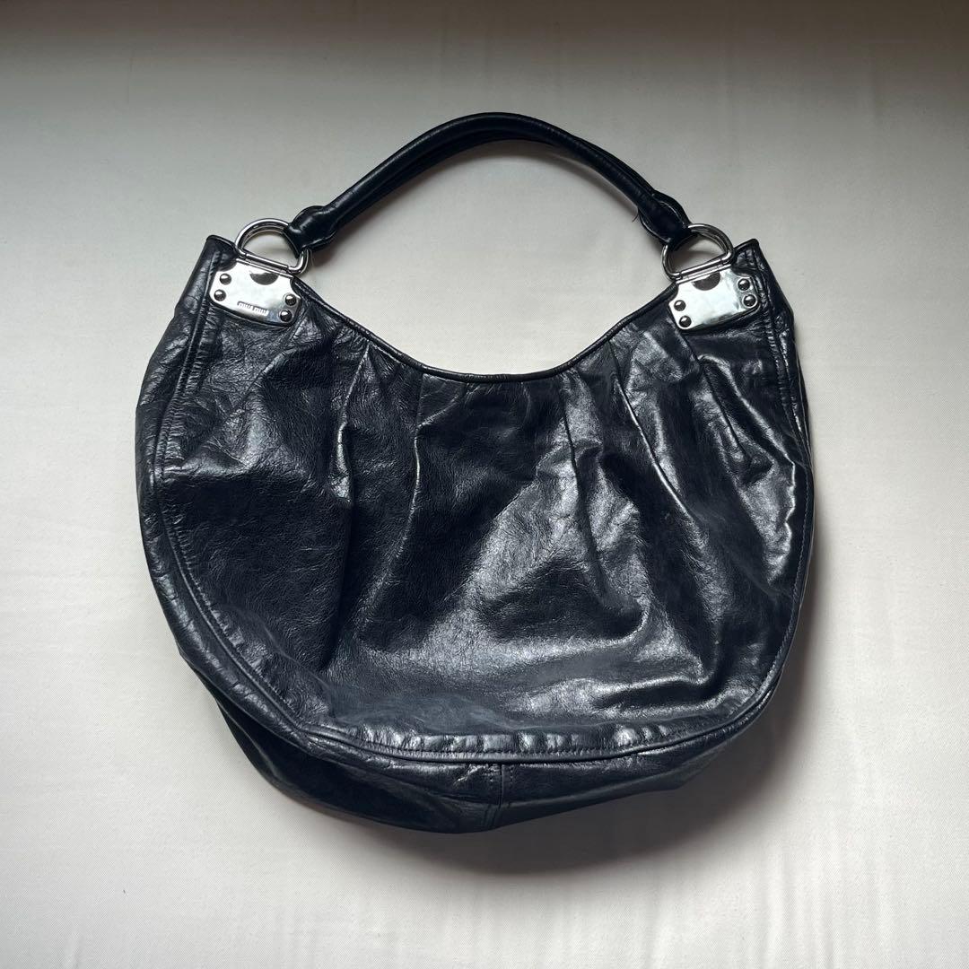 Miu Shoulder Bags Archive Leather Bag