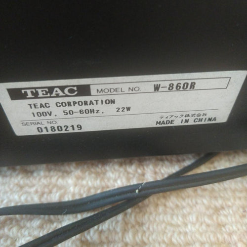 Cassette Player Teac W-860R 90S