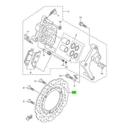 Yamaha Motor Brake 7 X Cygnus Xr Dl8-F582U-00