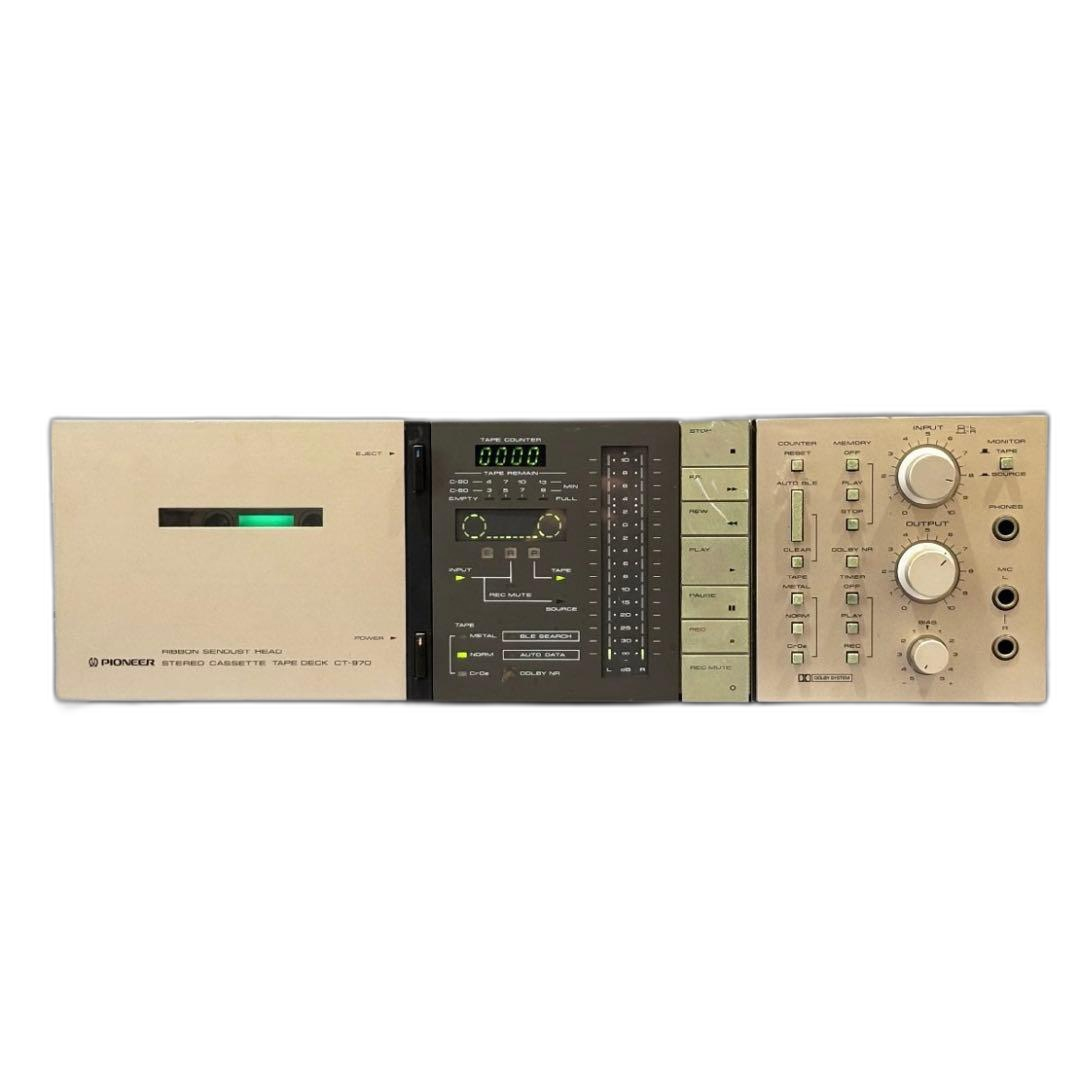 Pioneer Cd Md Cassette Deck Ct-970