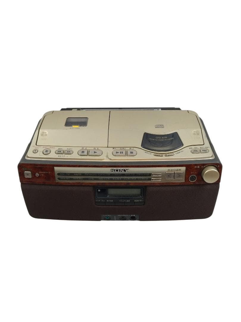 Sony Cd, Md Cassette Decks Cfd-A110 Fm/Am
