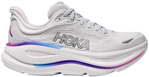 Sneakers Hoka Womens Bondi 9 Running Shoes Whitepink Opal