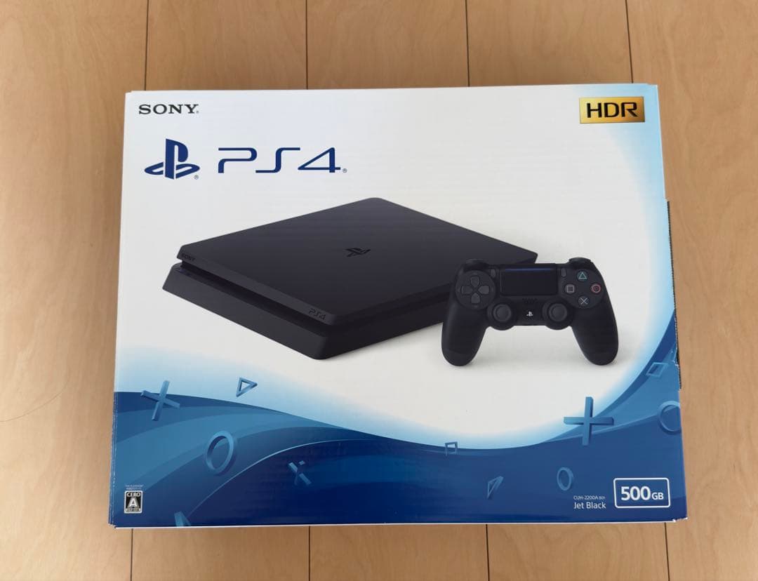 Sony Consoles Ps4 Cuh-2200A B01 Jet Black 500Gb