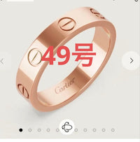 Cartier Rings Love K18Pg 49 9