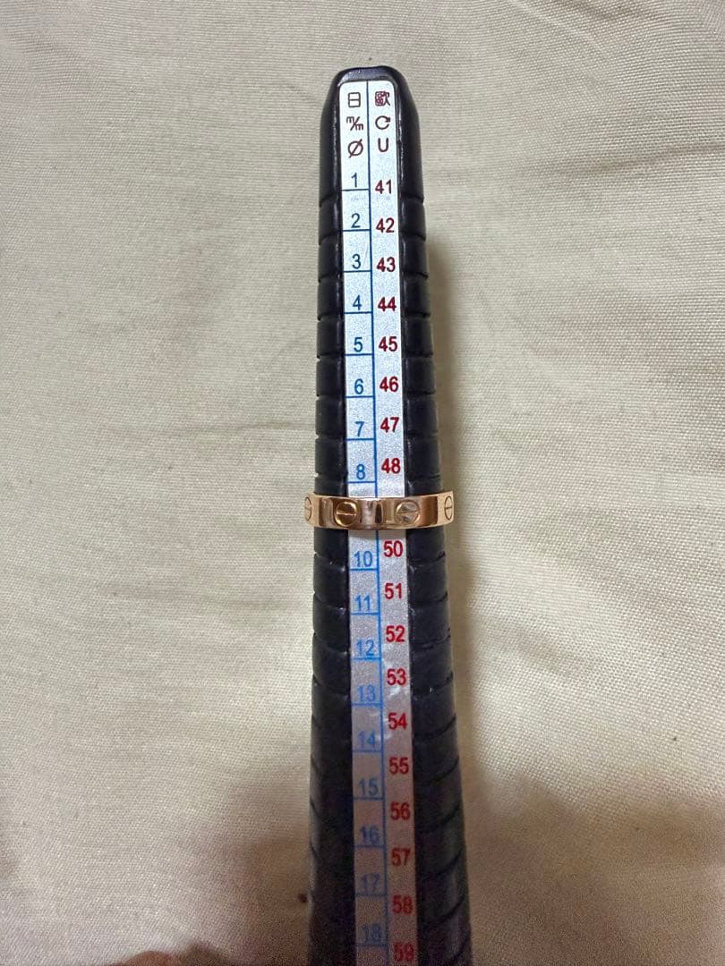 Cartier Rings Love K18Pg 49 9