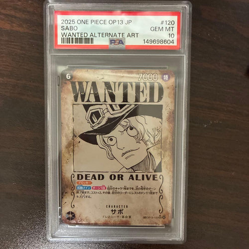 One -Piece Card Game Psa10 Sp Op13-120