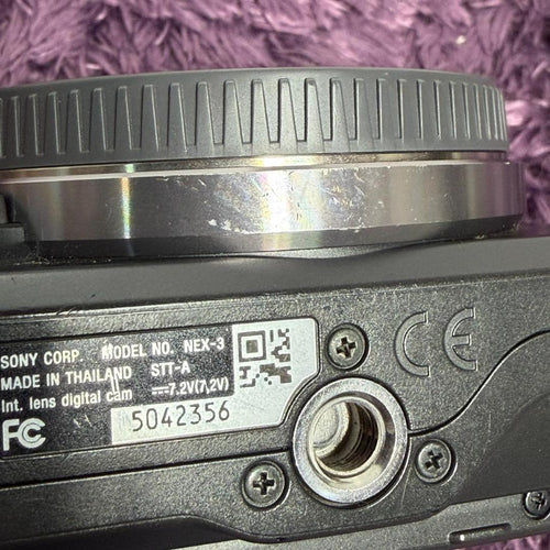 Sony Mirrorless Interchangeable Lens Cameras Nex-3