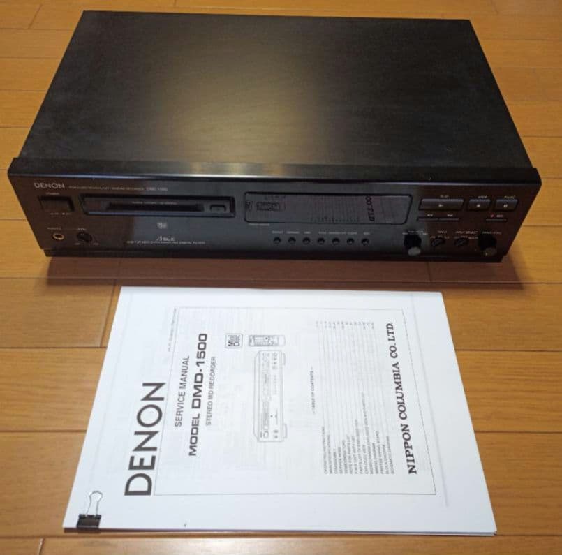 Denon Cd Md Cassette Deck Dmd-1500
