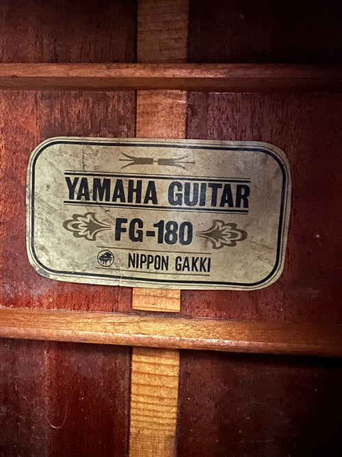 Yamaha Acoustic Guitars Fg180 1966