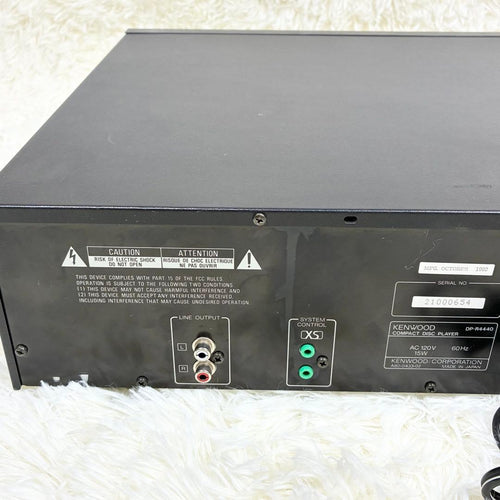 Kenwood Cd Md Cassette Deck Dp-R4440 5
