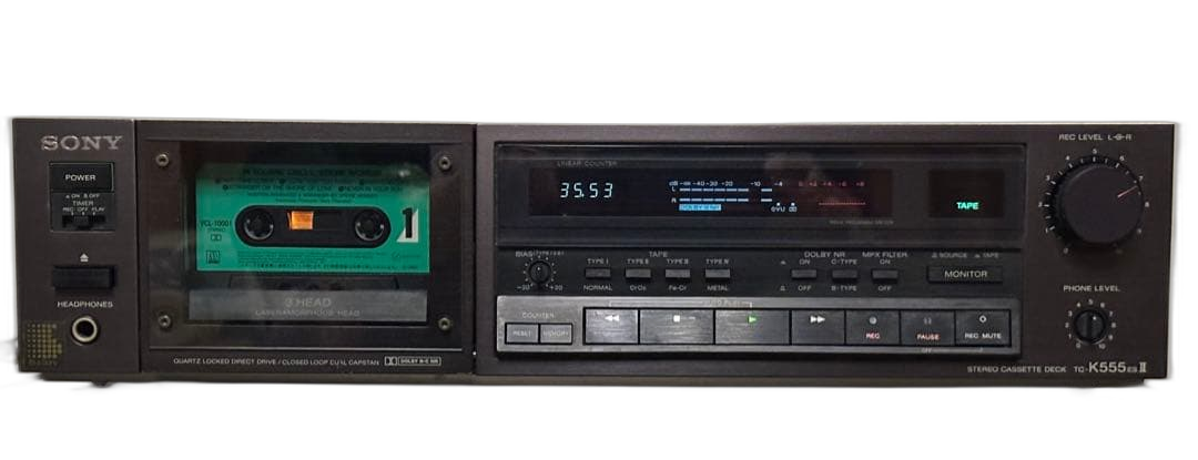 Sony Cd Md Cassette Deck Tc K555Es