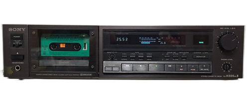 Sony Cd Md Cassette Deck Tc K555Es